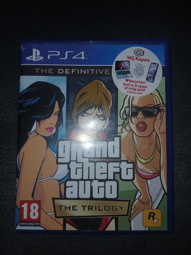 Grand Theft Auto: The Trilogy - PS4, Avontuur en Actie, Online, Vanaf 18 jaar, 1 speler