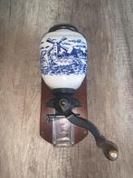 Vintage koffiemolen delfts blauw, Ophalen of Verzenden