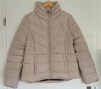 ZGAN beige gewatteerde winterjas dames maat L, Ophalen of Verzenden, Zo goed als nieuw, Maat 38/40 (M), Beige