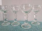 Set van 4 antieke likeurglaasjes, Antiek en Kunst, Antiek | Glas en Kristal, Ophalen of Verzenden