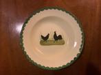 Diep bordje kip en haan fabrikaat Zeller-Harmersbach, Huis en Inrichting, Keuken | Servies, Gebruikt, Ophalen of Verzenden, Bord(en)
