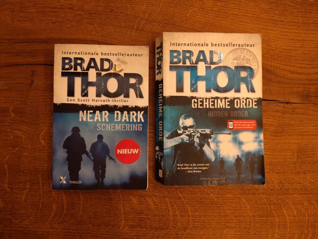 Brad Thor - Schemering & Geheime Orde (Goede Staat), Boeken, Thrillers, Ophalen of Verzenden