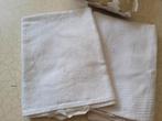 2 antieke theedoeken met monogram set prijs 5.95, Huis en Inrichting, Keuken | Textiel, Heikant 21 Kaatsheuvel, Gebruikt, Wit