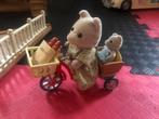 Sylvanian family Vintage cycling with mother, Ophalen, Gebruikt