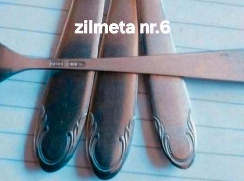 Gero Zilmeta model 507 ornamenten in de handvatten, Huis en Inrichting, Keuken | Bestek, Gebruikt, Rvs of Chroom, Ophalen of Verzenden