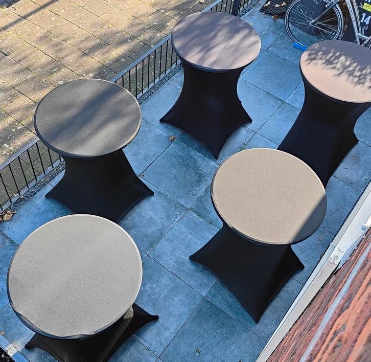 Statafels TE HUUR, Huis en Inrichting, Tafels | Statafels, Zo goed als nieuw, Ophalen