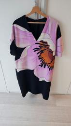 Escada jurkje zwart roze lila maat 40, Maat 38/40 (M), Zwart, Escada, Ophalen of Verzenden