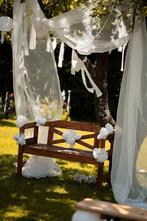 Pakket vol bruiloft versiering, tafelkleden, tule, etc., Ophalen, Zo goed als nieuw, Versiering, Geboorte of Huwelijk