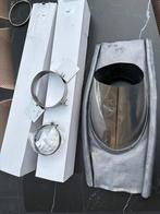 Kachelpijp (zwart) en dakdoorvoer Dubb 150mm - NIEUW, Ophalen, Nieuw, Elektrisch, Overige soorten