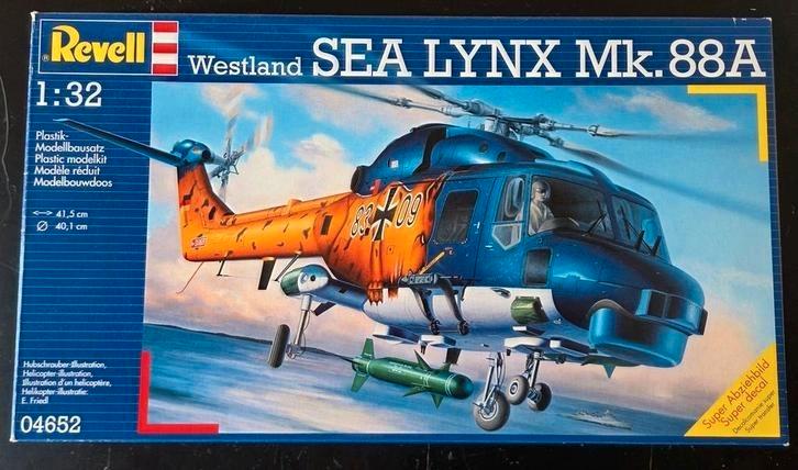 Revell Westland Sea Lynx Mk.88A 1:32, Hobby en Vrije tijd, Modelbouw | Vliegtuigen en Helikopters, Zo goed als nieuw, Helikopter