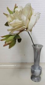 Mini vaasje, grijs marmer, Ophalen of Verzenden, Overige kleuren, Aardewerk of Porselein, Minder dan 50 cm