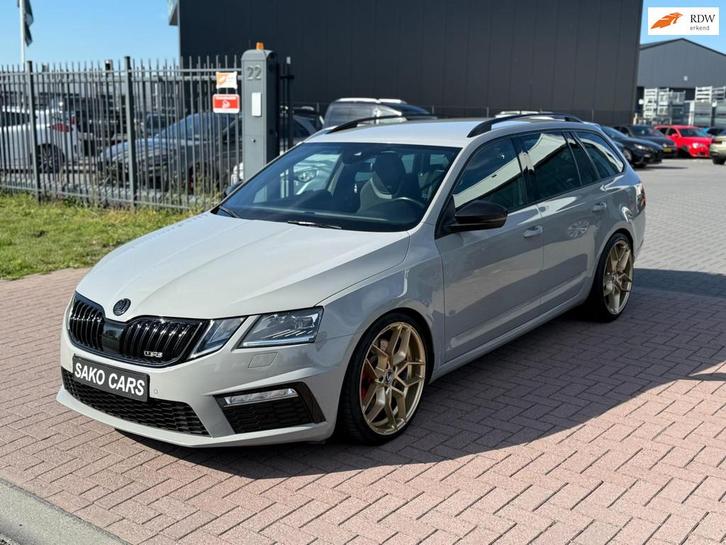 Skoda Octavia Combi 2.0 TSI VRS 245 2019 DSG 300PK Nardo tre, Auto's, Skoda, Bedrijf, Te koop, Octavia, ABS, Airbags, Airconditioning