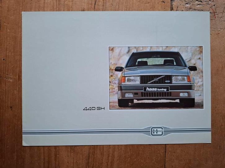 Volvo 440 GH Haas Tuning folder, Boeken, Auto's | Folders en Tijdschriften, Zo goed als nieuw, Volvo, Ophalen of Verzenden