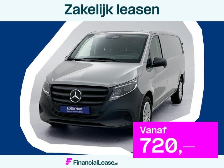 Mercedes-Benz Vito 116 CDI L2 PRO Trekhaak 2500kg LED Achter, Auto's, Bestelauto's, Bedrijf, Lease, Financial lease, ABS, Achteruitrijcamera