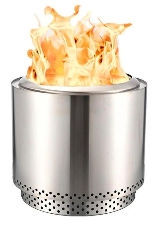 Vuurkorf RVS Rookarm - Buitenhaard Terras - Firepit - NIEUW, Tuin en Terras, Tuinhaarden, Nieuw, Ophalen of Verzenden
