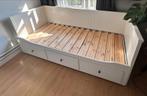 Ikea Hemnes Bedbank met Lades - Wit 80x200, Eenpersoons, Wit, Ophalen of Verzenden, Zo goed als nieuw