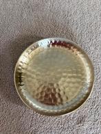 Goudkleurig schaaltje 14 cm, Overige materialen, Schaal, Rond, Ophalen of Verzenden