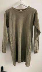 Khaki Militair Ondershirt Halfwol Maat 6 (XL slimfit long), Ophalen of Verzenden, Landmacht, Nederland, Kleding of Schoenen