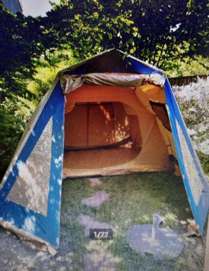 Ruimte Vrijbuiter 3 pers tent Arkansas 3, Caravans en Kamperen, Tenten, tot en met 3, Gebruikt, Ophalen