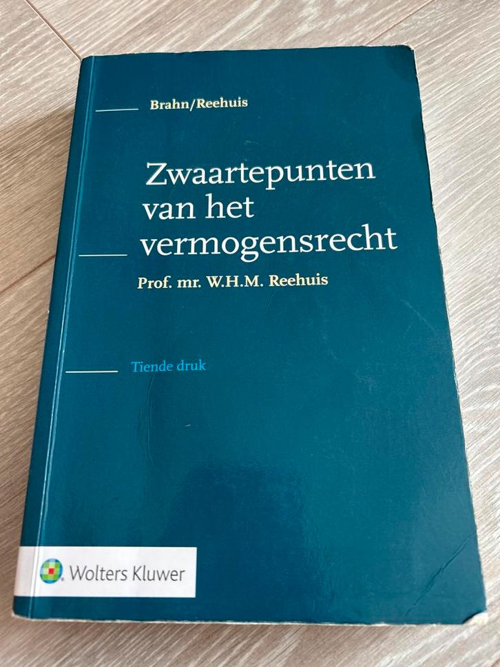 Zwaartepunten van het vermogensrecht - studieboek, Boeken, Studieboeken en Cursussen, Gelezen, WO, Alpha, Ophalen