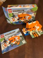 Lego Minecraft De vossenburcht 21178, Ophalen, Zo goed als nieuw, Complete set, Lego