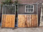 Stalwand met schuifdeur + draaideur, Dieren en Toebehoren, Stalling en Weidegang