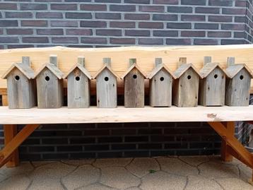 Vogelhuisjes nestkastjes van grenen hout  beschikbaar voor biedingen