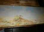arie zonneveld mooie aquarel duinlandschap, Antiek en Kunst, Ophalen