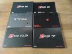 Folders Audi RS6, TT RS, RS7, RS Q3 hardcover, Audi, Gelezen, Ophalen of Verzenden