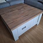 Henders & Hazel Salontafel 90x90 met lades en kastjes, Kunststof, Gebruikt, 50 tot 100 cm, Vierkant