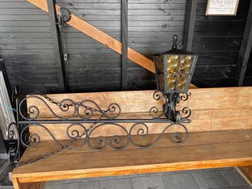 Buitenlamp smeedijzer voor landhuis   beschikbaar voor biedingen