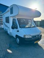 Fiat Alkoof camper 5 persoons / airco / euro 4 groen, Caravans en Kamperen, Overige merken, Alkoof, Achteruitrijcamera, 5 tot 6 meter