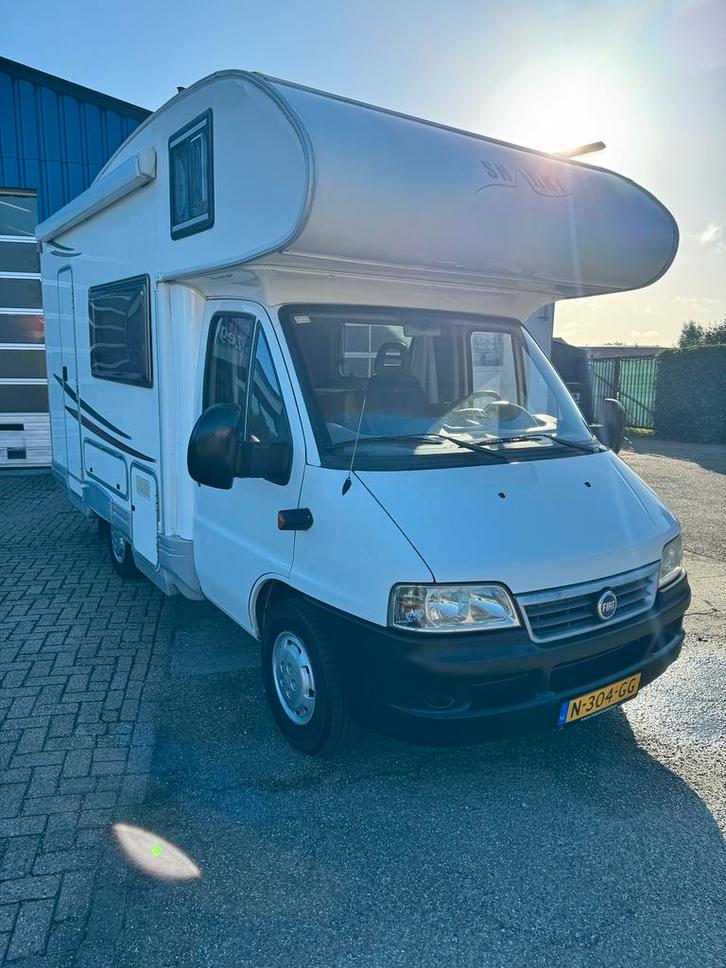 Fiat Alkoof camper 5 persoons / airco / euro 4 groen, Caravans en Kamperen, Campers, Bedrijf, tot en met 5, Alkoof, Overige merken