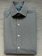 Polo by Ralph Lauren “Regent” shirt. Zgan. 29,- incl verzend, Verzenden, Zo goed als nieuw, Grijs, Halswijdte 39/40 (M)