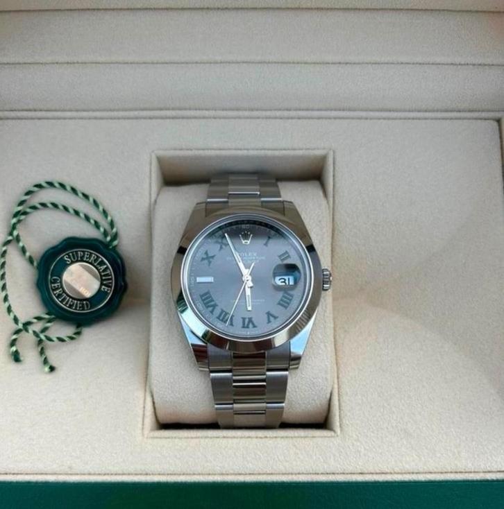 Rolex 41 smooth, Sieraden, Tassen en Uiterlijk, Horloges | Heren, Nieuw, Polshorloge, Overige merken, Staal, Staal, Ophalen of Verzenden