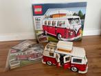 LEGO 10220 - Volkswagen T1 Camper Van - 1x opgebouwd, Ophalen of Verzenden, Zo goed als nieuw, Complete set, Lego