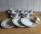 Dudson Brothers servies kop en schotel 5x kopjes schoteltjes, Huis en Inrichting, Gebruikt, Ophalen of Verzenden, Overige stijlen