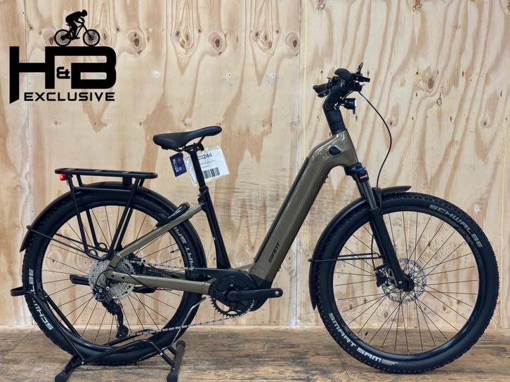 Giant Anytour X E+ 3 E-Bike Shimano Deore, Fietsen en Brommers, Elektrische fietsen, Zo goed als nieuw, Giant, 47 tot 51 cm, 50 km per accu of meer
