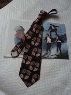 Emilio Pucci Florence zwart zijden stropdas met schelpmotief, Kleding | Heren, Stropdassen, Verzenden, Zwart, Zo goed als nieuw