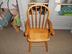 kleine kinderstoel blank eiken jaren 1950 sterk e. Gaaf, Kinderen en Baby's, Kinderstoelen, Ophalen, Gebruikt, Overige typen