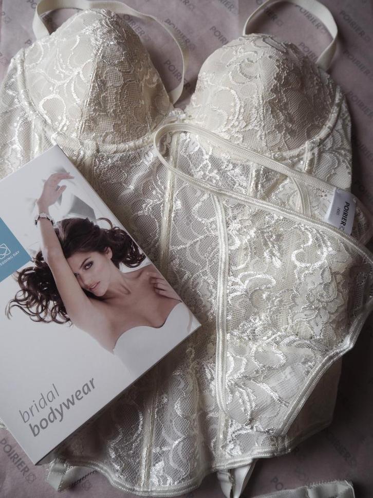 Bruids torselet  Poirier Pure Love 70C, Kleding | Dames, Trouwkleding en Trouwaccessoires, Nieuw, Accessoires, Wit, Ophalen of Verzenden