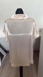 Jc Sophie silk blouse 40 keramis, Kleding | Dames, Jurken, Ophalen of Verzenden, Zo goed als nieuw, Maat 38/40 (M), Boven de knie