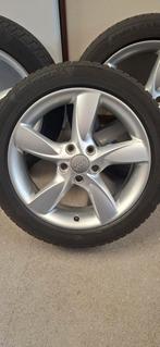 Mooie 17" Rotor velgen met winterbanden in Elburg., Ophalen