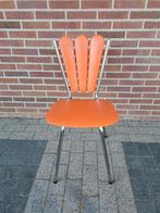 Hele gave oranje retro stoel jaren '70 '80, Huis en Inrichting, Stoelen, Ophalen, Gebruikt, Overige kleuren, Eén