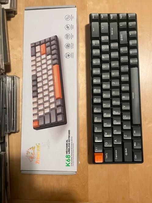 K68 mechanical keyboard | rode switches, Computers en Software, Toetsenborden, Zo goed als nieuw, Gaming toetsenbord, Ophalen of Verzenden