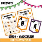 Halloween bingo en vlaggenlijn, Ophalen, Nieuw