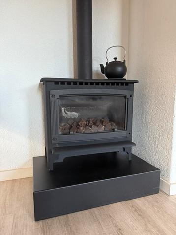 Gaskachel Gazco zwart beschikbaar voor biedingen