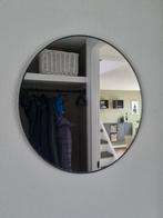 Ronde Spiegel met Zwarte Rand -50cm, Ophalen of Verzenden, Zo goed als nieuw, Rond, 50 tot 75 cm