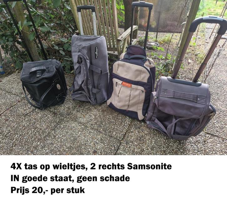 Diverse koffertassen te koop, handbagage, reistassen..., Sieraden, Tassen en Uiterlijk, Tassen | Reistassen en Weekendtassen, Nieuw