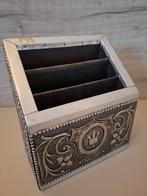 Antieke organizer / postbak / kaartenbak, Antiek en Kunst, Ophalen of Verzenden